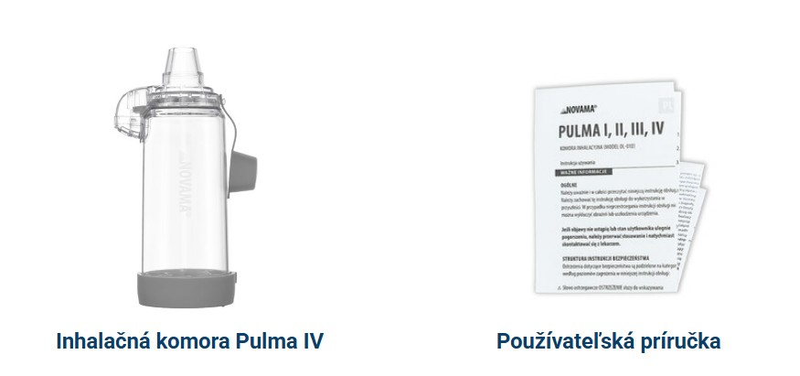 Inhalt der Verpackung der Inhalationskammer für Erwachsene